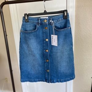 NWT | Frame Denim | Denim Pencil Skirt